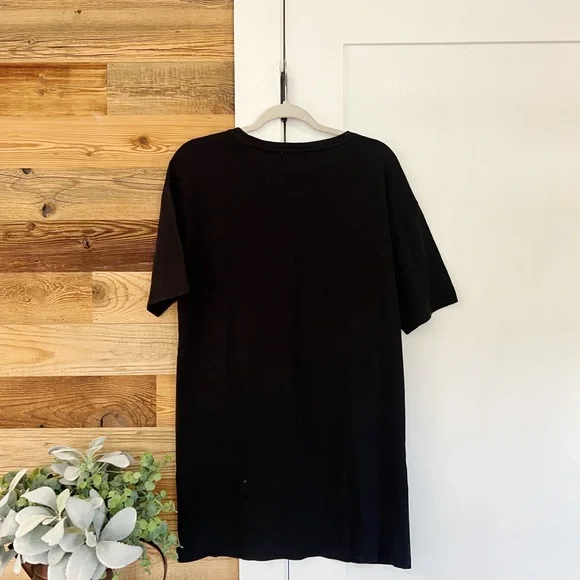 Zara Rubberized Floral T-Shirt Dress - Picture 3 of 4